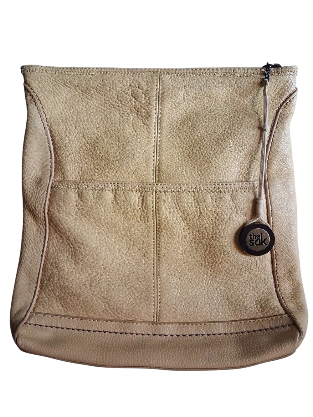 The Sak Mustard Yellow Purse Repurposed Into A Book Sleeve